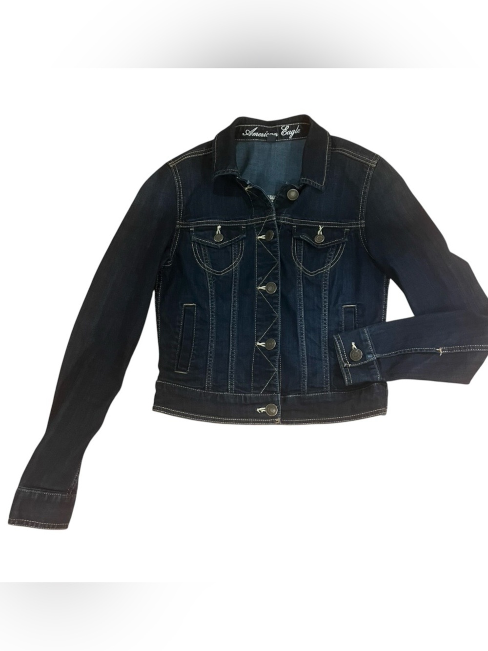 American Eagle Outfitters Dark Indigo Jean Jacket size S